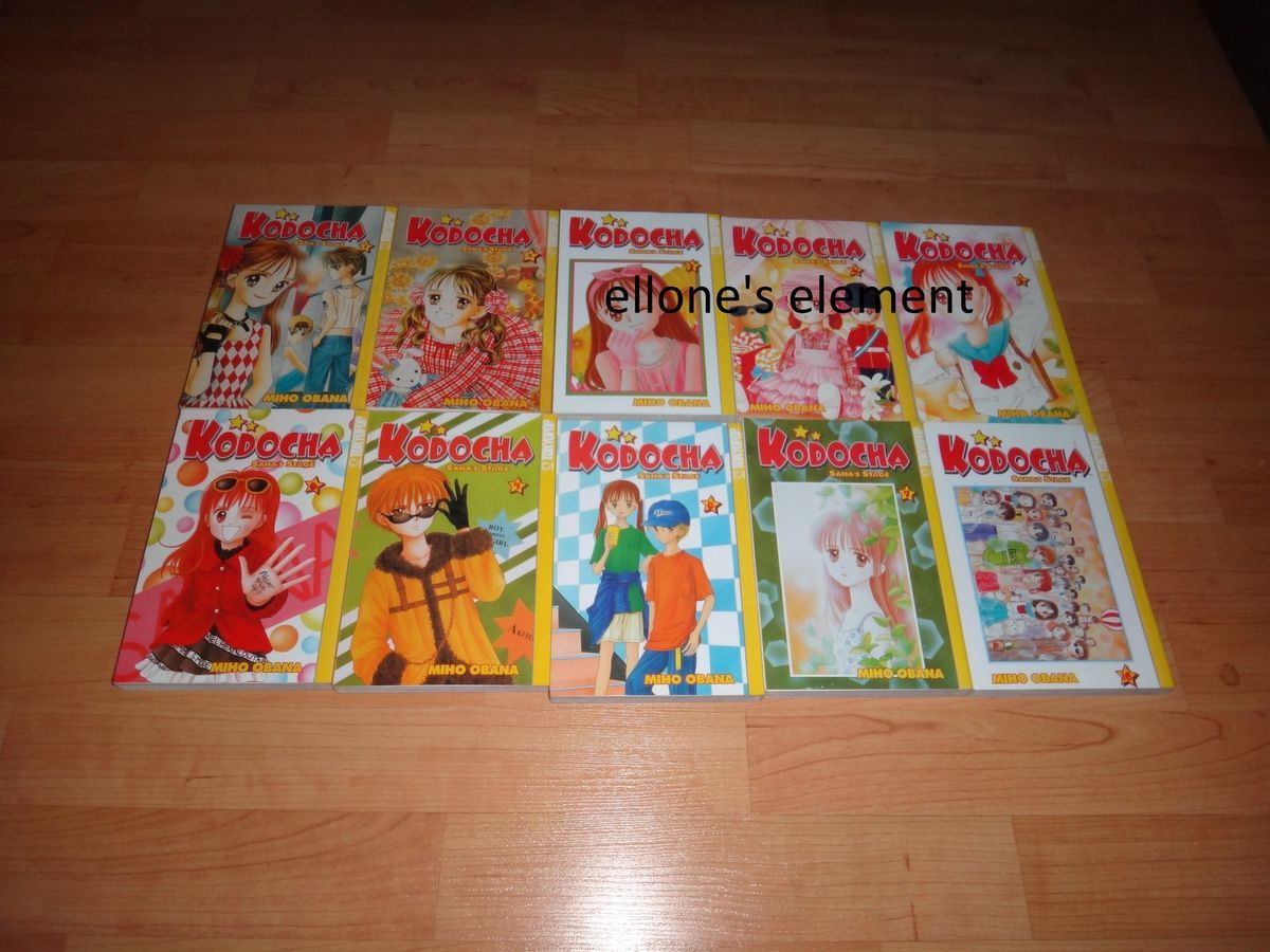 Book Lot Complete Series Set Miho Obana Tokyopop 193151450X