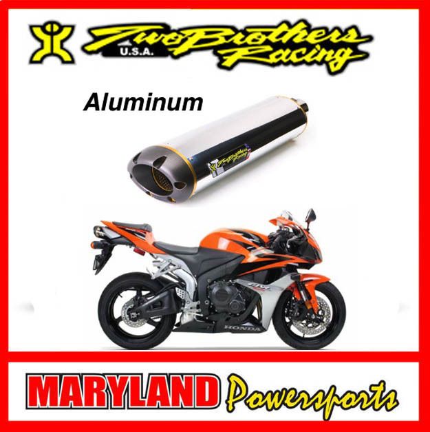 07 10 Honda CBR600RR Two Brothers M2 Aluminum Exhaust