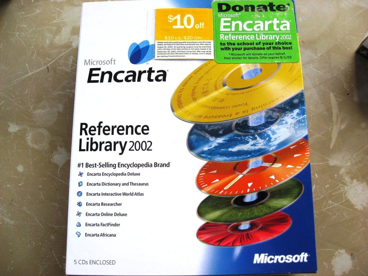 microsoft encarta reference library 2008