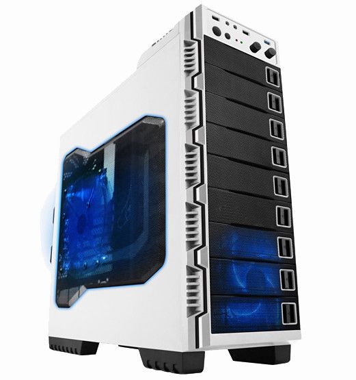 Seiran Steel Plastic ATX Mid Tower Computer Case ATX 902WW