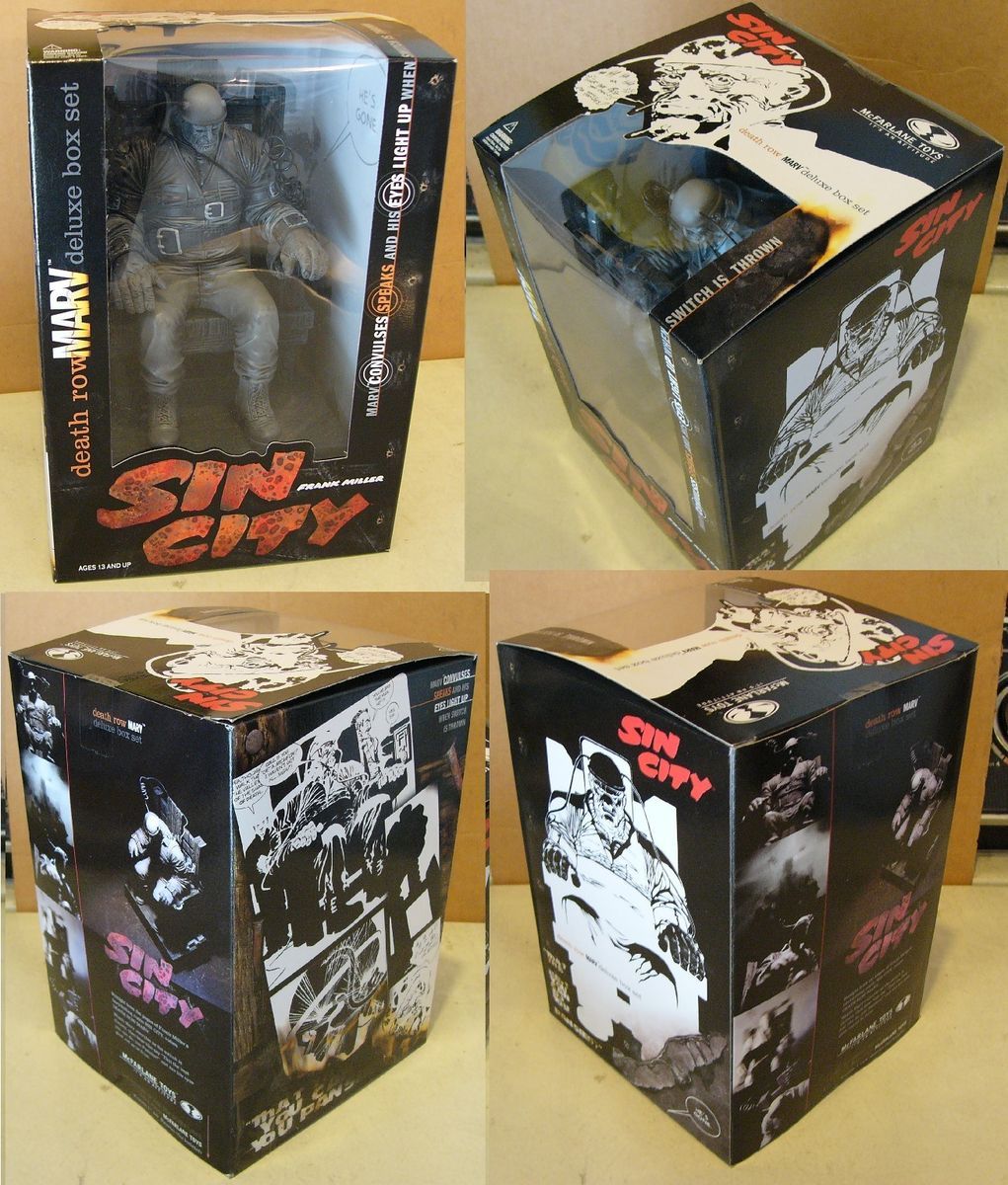 1999 McFARLANE Frank Miller SIN CITY DEATH ROW MARV Deluxe Box Set NEW