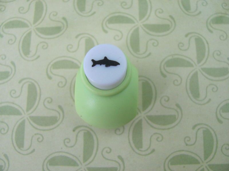 Scrapbooking Craft Paper Punch Animal Shark Mini New