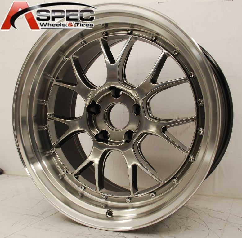 19X9.5/10.5 VARRSTOEN ES552 5X114.3 +22 73.1 HYPER BLACK WHEEL RIMS