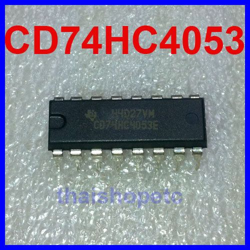 20 x CD74HC4053 74HC4053 TRIPLE 2 CHANNEL MULTIPLEXER