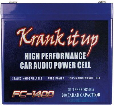 NEW KRANK IT UP FC1400 1500 AMPS HIGH CURRENT CAR AUDIO POWER CELL