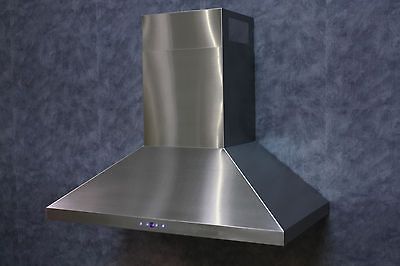 New 36 x 20 Wall Mount Stainless Steel Baffle Filter Range Hoods 860