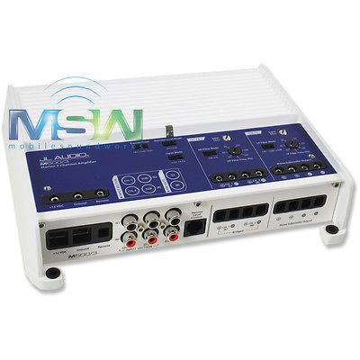 JL AUDIO® M 500/3 500W RMS CLASS D 3 CHANNEL MARINE BOAT AMP