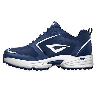 3n2 MOFO Mens Baseball/Softb all Turf Training Shoes   Navy   12.5