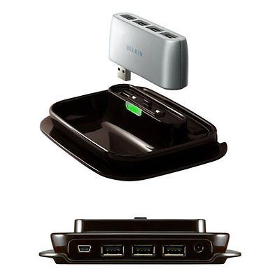 Belkin F5U706 2 in 1 USB 2.0 7 Port External Stable Base & Travel Hub