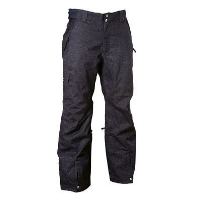 686 Contend Mens Snowboard Ski Snow Denim Pants DC Sessions Analog