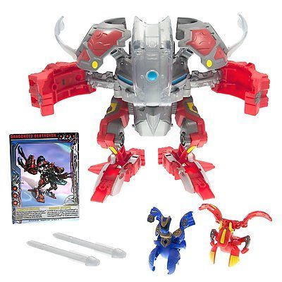 Bakugan Mechtanium Surge Dragonoid Destroyer + 2 Exclusive Bakugan