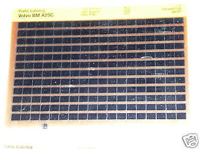 Volvo BM A25C Haul Truck Parts Manual Microfiche