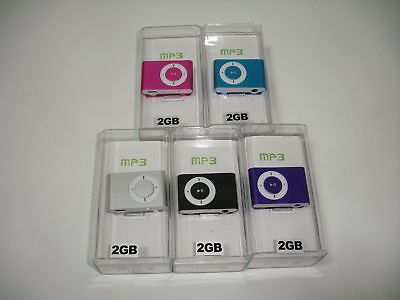 Wholesale lot 20 x 2GB Mini  Player Clip US Seller