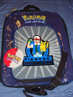 NEW WITH TAGS POKEMON PIKACHU BACKPACK