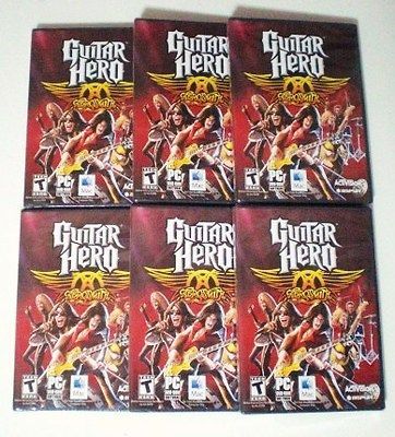 Lot 6  Guitar Hero Aerosmith (PC & Mac) BRAND NEW