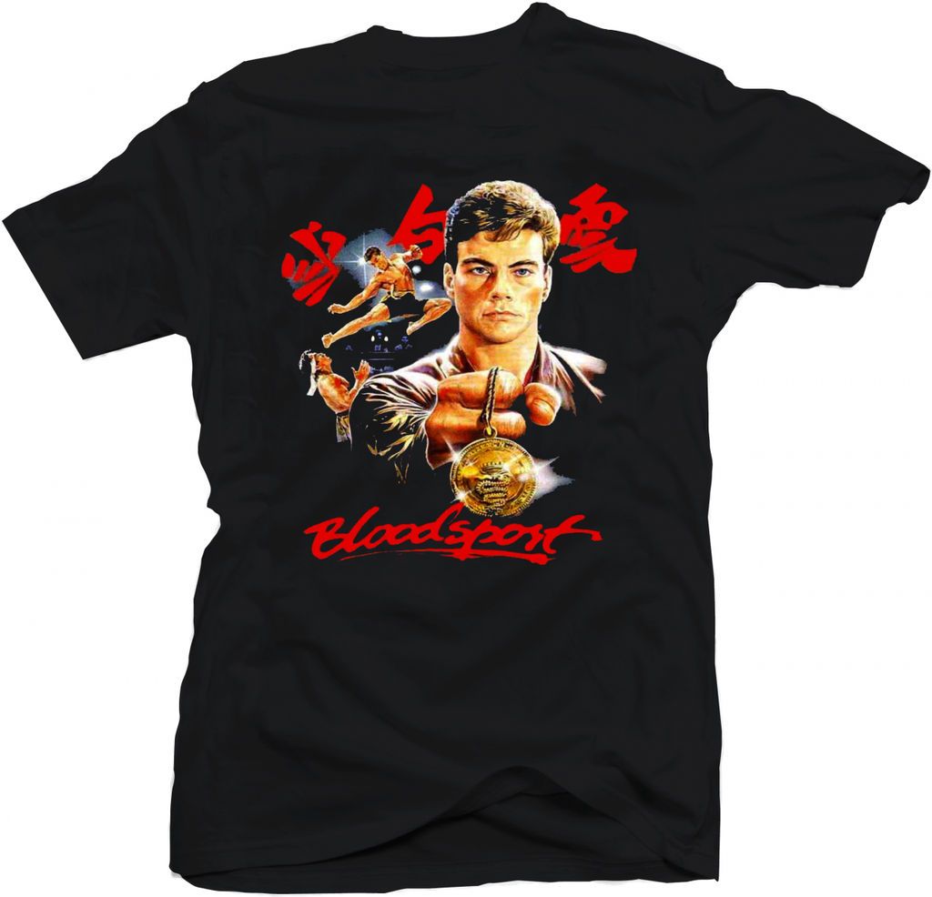 Bloodsport Action 80s Cult Movie Retro MMA Martial Arts JCVD Mens T