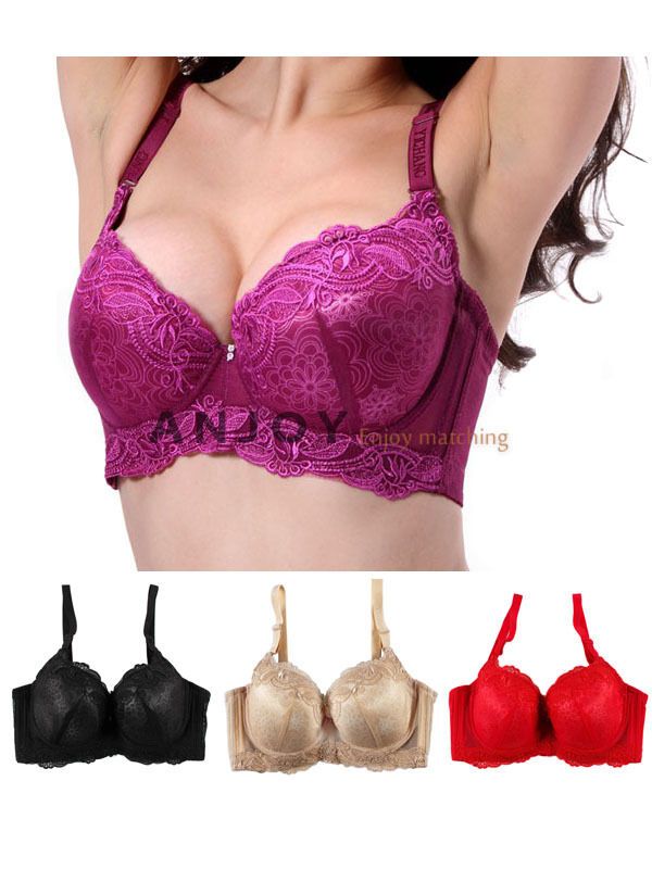 Sexy Sectet Vast type Lace Active Support Underwear Push Up Bra C~D