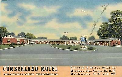 TN CLARKSVILLE​ CUMBERLAND MOTEL MAILED 1955 T72423