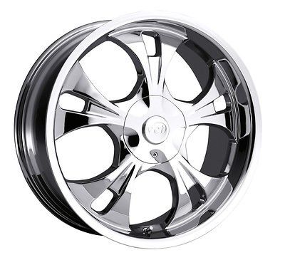 20 inch Gitano G16 chrome wheel rim 5x4.25 5x108 Thunderbird Taurus