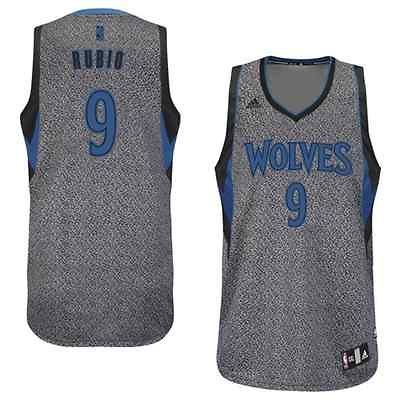 adidas Ricky Rubio Minnesota Timberwolves Static Swingman Jersey