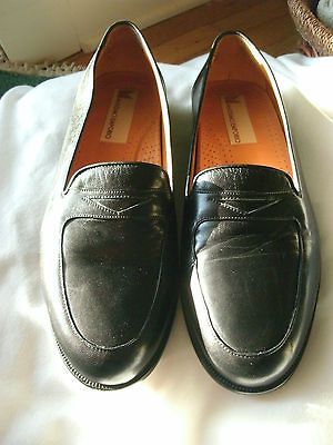 MENS BLACK MASSIMO EMPORIO LOAFERS 7.5 D