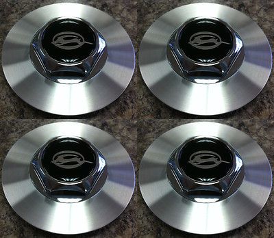 of 4 Aftermarket Center Caps for Chevy Impala 16 and SS 17 wheels