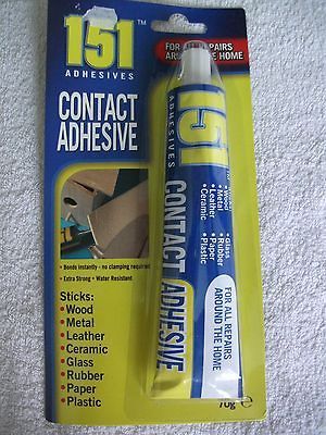 151 ADHESIVES CONTACT GLUE ceramic glass wood leather plastics paper