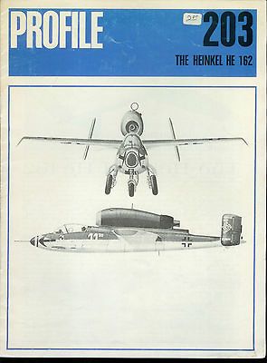 Vintage Profile Aircraft Magazine #203 Heinkel HE 162 Plane Airplane