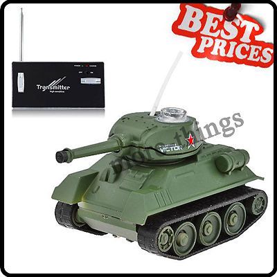 Green Mini Micro Raido Remote Control RC Battle Tank