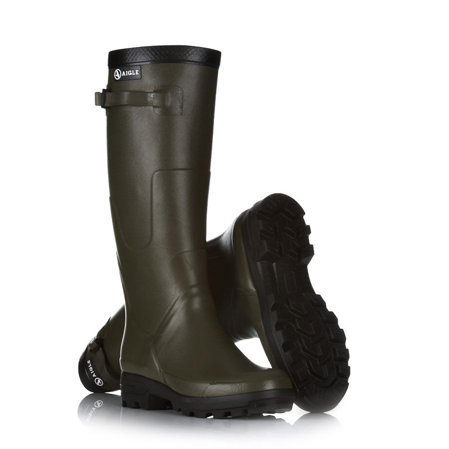 Aigle Benyl Mens Wellington Boots   Khaki