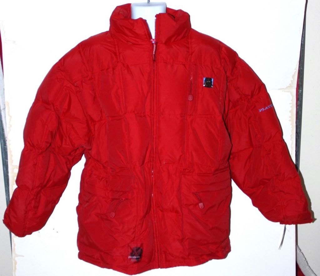 New $250 Platinum Fubu Fat Albert Red Down Vintage Collectors Jacket