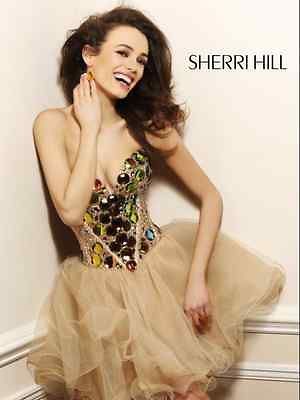 SHERRI HILL 1477 FREE JEWELRY+PRICE MATCH PROM DRESS BRIDAL WEDDING