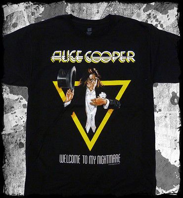 Alice Cooper   Welcome To My Nightmare t shirt   Official   FAST SHIP