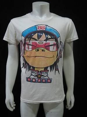 Gorillaz Demon Dayz Manga Print Retro Vintage Re Printed T Shirt Mens