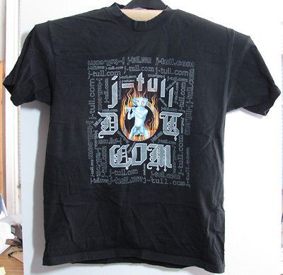Original Vintage 1999 Jethro Tull J Tull Dot Com Concert Tour T Shirt