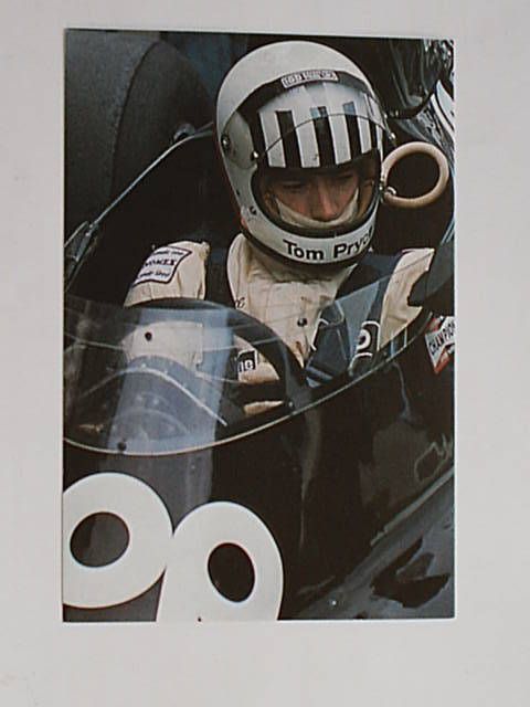 TOM PRYCE   UOP SHADOW / FORD   F1 *** postcard