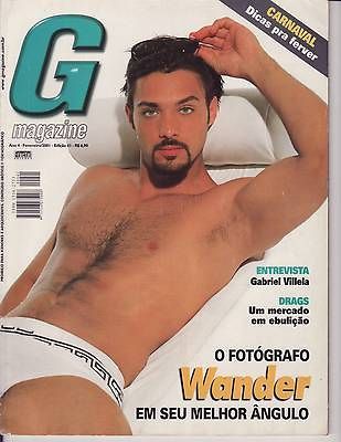 Magazine Brazil like PLAYGIRL Feb 01 *Rare* photographer WANDER jet