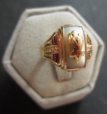 1963 Northwood High School Class Ring Size 5 10k Yellow Gold