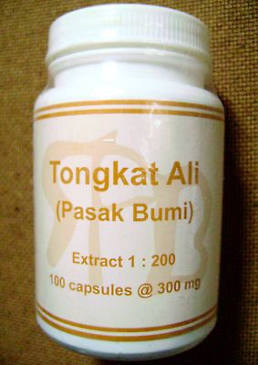 TONGKAT ALI 1200 PURE ROOT EXTRACT 100 CAPS 300 Pasak Bumi Male