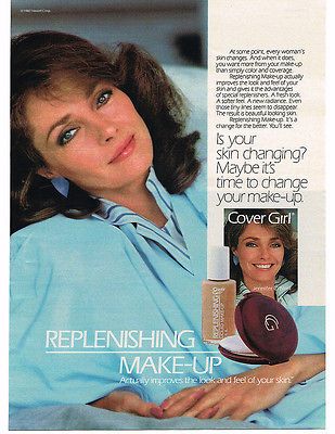 1988 Cover Girl Make Up Jennifer ONeill Vintage print ad on PopScreen