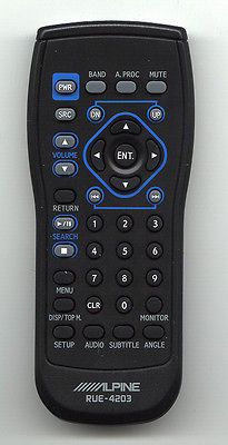 Alpine RUE 4203 Remote IVA D300 IVA D310 IVA W505 NEW