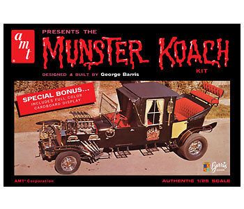 AMT THE MUNSTERS THE MUNSTER KOACH 1/25 MODEL KIT 647