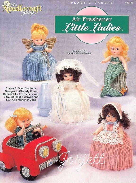 Little Ladies Air Freshener Dolls pc patterns RARE