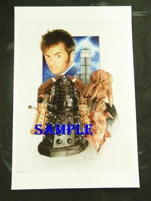 Dr. Who Evil Daleks Torchwood David Tennant 11x17 Litho