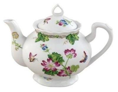 Museum Evelina Floral Teapot Andrea by Sadek Porcelain China New