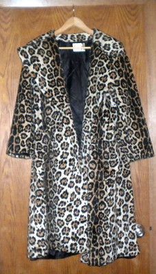 Vintage Frederick Nelson Leopard Print Coat