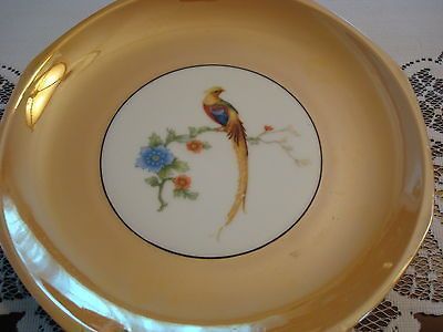 Moritz Zdekauer M Z Altrohlau Lusterware 6 PLATES Czechoslovakia 8 3/4