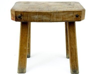 19TH CENTURY ANTIQUE BUTCHERS BLOCK