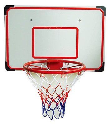 Indoor Outdoor Basketball Backboard Junior Slam XL Hoop Wall set Mount