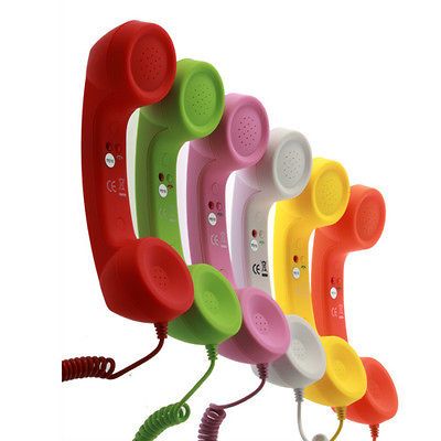  radiation Retro Antique Style Mobile Phone Headset 3.5MM for iPhone